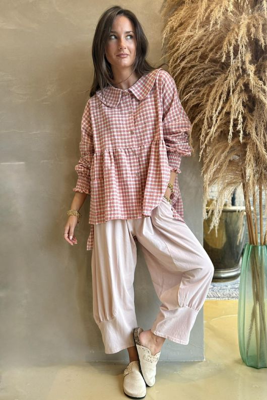 Jo Jo Quirky Classic Barrel Pant Rose